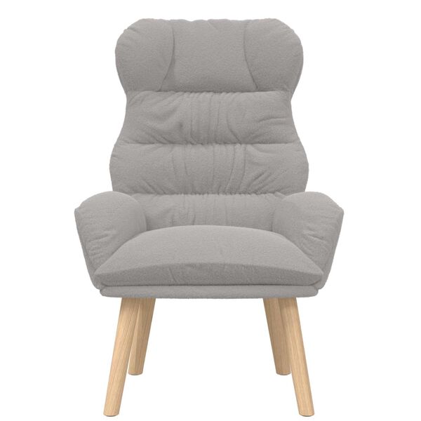 vidaXL krėslas &Scaron;viesiai pilka 69 x 74 x 93 cm &Scaron;erpos audinys