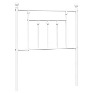 vidaXL Metalinis pakaitinis galvūgalis, baltos spalvos, 75cm