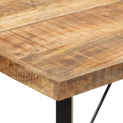 vidaXL Baro stalas, 180x70x107cm, mango medienos masyvas ir geležis