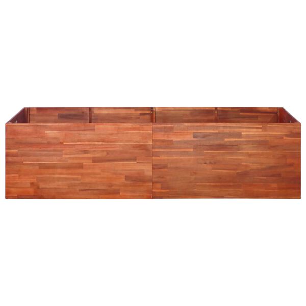 vidaXL Lovelis augalams, akacijos mediena, 200x50x50cm, aukštas