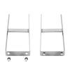 vidaXL Tvoros smaigai, 2vnt., plienas, WPC tvoroms, 40cm