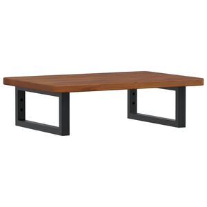 vidaXL Lentyna praustuvui, plienas ir ąžuolo medienos masyvas