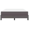 vidaXL Lovos rėmas su čiužiniu Pilka 160 x 200 cm audinys