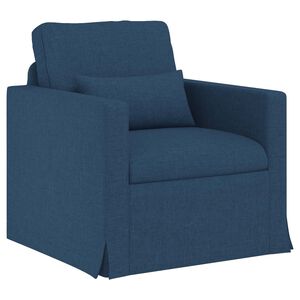 vidaXL Sofa Mėlyna 78 x 78 x 80 cm audinys