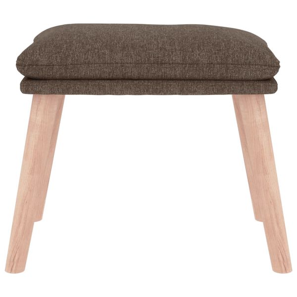 vidaXL Pakoja, taupe spalvos, 45x29,5x35cm, audinys