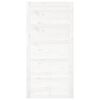 vidaXL Tvarto durys, baltos, 100x1,8x204,5cm, pu&scaron;ies medienos masyvas