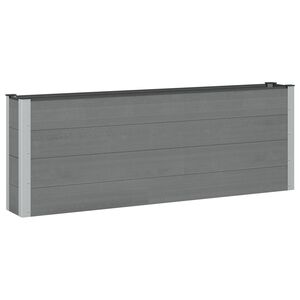 vidaXL Paauk&scaron;tinta sodo lova 2 vnt. Juoda 200 x 30 x 72 cm
