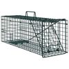 vidaXL Gyvūnų spąstai Žalia 61 x 20 x 21,5 cm Plienas