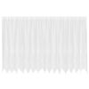 vidaXL Nėrinių Užuolaida Gėlių Balta 140 x 400 cm Poliesteris