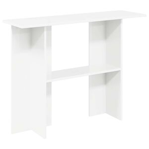 vidaXL Konsolinis stalas Balta 100 x 30 x 75 cm Apdirbta mediena
