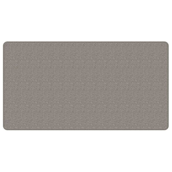 vidaXL Kilimas-takelis, sidabrinis, 80x150cm, sizalio imitacija