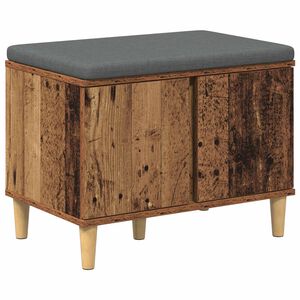 vidaXL Koridoriaus suolas su pagalve Senas medis 60 x 38 x 46 cm
