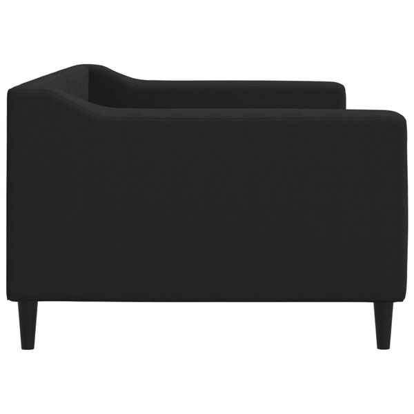 vidaXL Sofa, juodos spalvos, 90x200cm, audinys