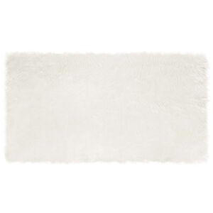 vidaXL Dirbtinio avių kailio kilimas TAFALLA Balta 60 x 110 cm