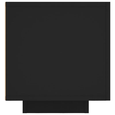 vidaXL Televizoriaus spintelė su LED apšvietimu, juoda, 160x35x40cm