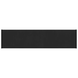 vidaXL Langų palangė Juoda su medienos tekstūra 80 x 25 x 4,5 cm PVC
