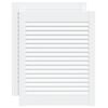 vidaXL Spintelės durelės, 2vnt., baltos, 61,5x49,4cm, pu&scaron;is