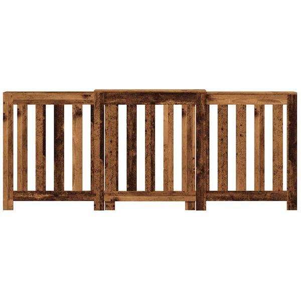 vidaXL Radiatoriaus uždangalas, medienos, 205x21,5x83,5cm, mediena