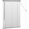 vidaXL Venecijieti&scaron;kos žaliuzės Juoda 130 x 90 cm Aliuminis