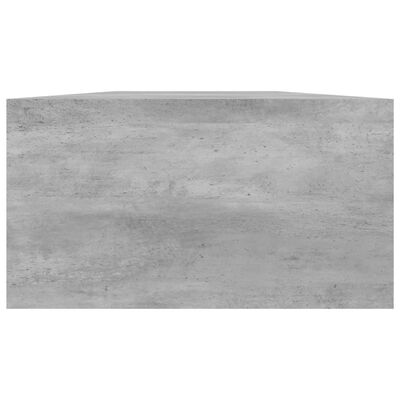 vidaXL Monitoriaus stovas, betono pilkos spalvos, 100x24x13cm, MDP