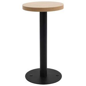 vidaXL Bistro staliukas, &scaron;viesiai rudos spalvos, 40cm, MDF