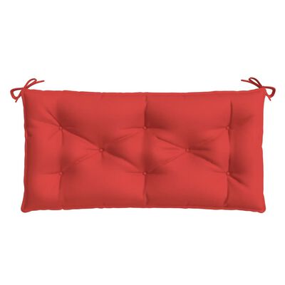 vidaXL Sodo suoliuko pagalvėlė, raudonos spalvos, 100x50x7cm, audinys