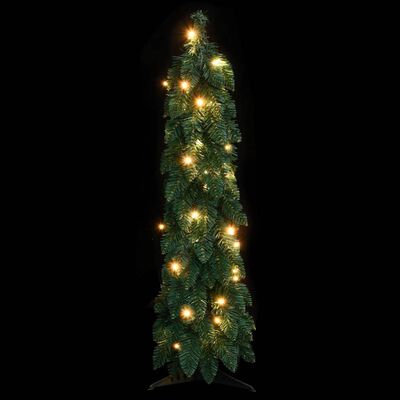 vidaXL Dirbtinė apšviesta Kalėdų eglutė su 45 LED lemputėmis, 90cm