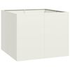 vidaXL Lovelis, baltos spalvos, 100x100x80cm, plienas