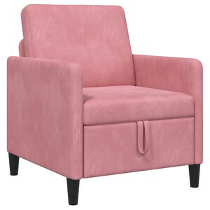 vidaXL Sofa su saugojimo vieta Rožinė 72 x 78 x 87 cm Poliesteris