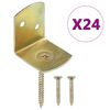 vidaXL Tvoros segmento laikikliai, 24vnt., galvanizuotas metalas
