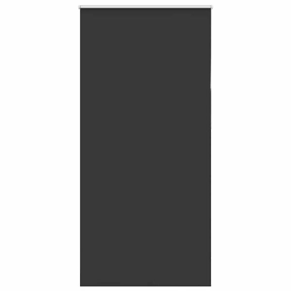 vidaXL roletas juodas 90x210 cm audinio plotis 85,7 cm poliesteris