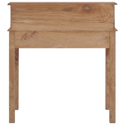 vidaXL Rašomasis stalas, 90x50x100 cm, tikmedžio medienos masyvas