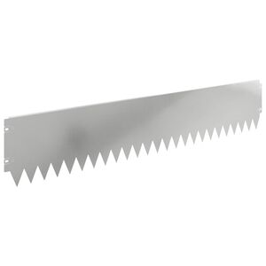 vidaXL Vejo kra&scaron;tas 20 pcs 103 x 20 cm Plienas Sidabrinė