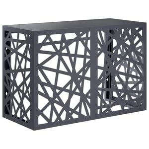 vidaXL Kondicionierių uždangalas Antracito 90 x 40 x 60 cm Plienas