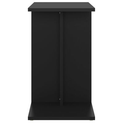 vidaXL Šoninis staliukas, juodos spalvos, 50x30x50cm, MDP