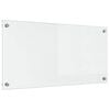 vidaXL Virtuvės atbraila Skaidrus 80 x 40 cm grūdintas stiklas