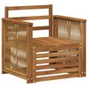 vidaXL Lauko Vidurinis Sofa Natūrali