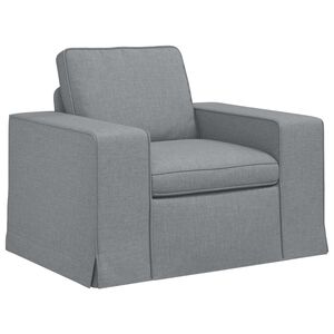 vidaXL Sofa &Scaron;viesiai pilka 103 x 80 x 82 cm audinys
