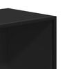 vidaXL Knygų spinta, juodos spalvos, 60x35x139cm, apdirbta mediena
