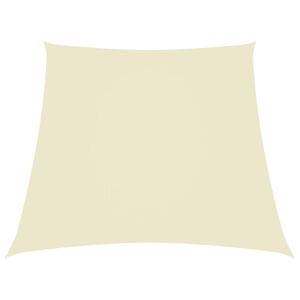 vidaXL Uždanga nuo saulės, kreminės spalvos, 2/4x3m, oksfordo audinys