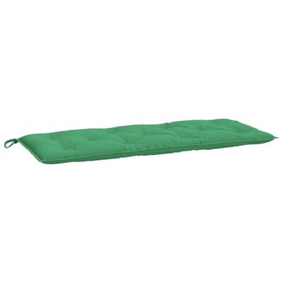vidaXL Sodo suoliuko pagalvėlė, žalios spalvos, 120x50x7cm, audinys