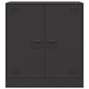 vidaXL Šoninė spintelė, juodos spalvos, 67x39x73cm, plienas
