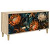 vidaXL Televizoriaus spintelė LOCHEM 102 x 33 x 50 cm Sonoma ąžuolo
