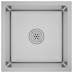 vidaXL Virtuvės plautuvė, nerūdijantis plienas