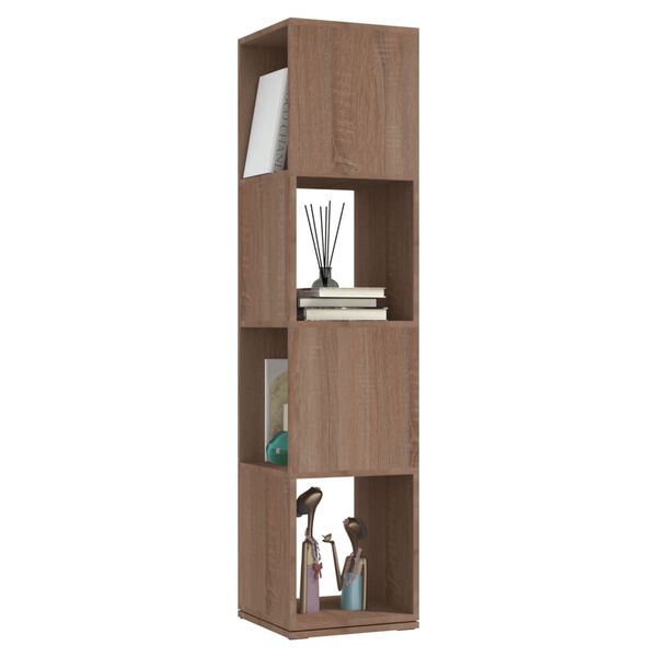 vidaXL Pasukama spintelė, sonoma ąžuolo spalvos, 34,5x34,5x147,5cm MDP