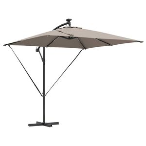 vidaXL Skėtis nuo saulės 249 x 249 x 250 cm Poliesteris ir aliuminis