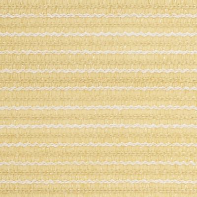 vidaXL Palapinės kilimėlis, smėlio spalvos, 400x400cm