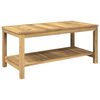 vidaXL Kavos staliukas Balta apdaila 100,5 x 49 x 45 cm