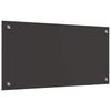 vidaXL Virtuvės užpakalinė plok&scaron;tė Tamsiai pilka 80 x 40 x 0,6 cm