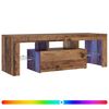 vidaXL Televizoriaus spintelė su LED, medienos, 120x36,5x40cm, mediena